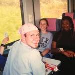 Smiling On The Train The Day After Going To The ER, Summer 2002