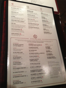 P.F. Chang's Gluten Free Menu, December 2013 