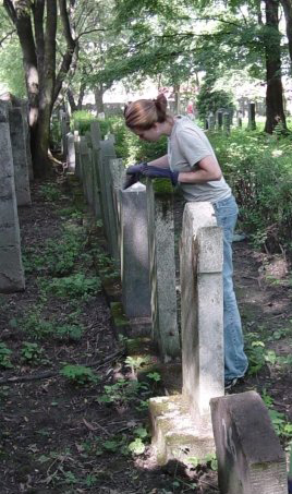 Cleaning Up A Cemetery, Summer 2002