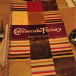 The Cheesecake Factory's Gluten Free Menu, January 22, 2014