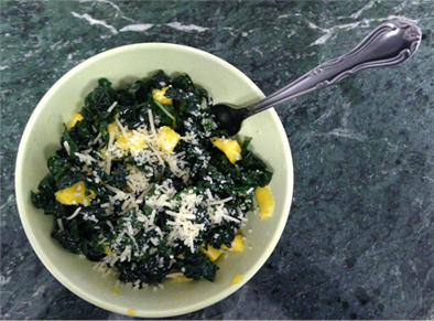 Raw Kale Salad With Mango