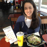 Me, My Bowl And My Handy Pamphlet At Moe's, February 17, 2014