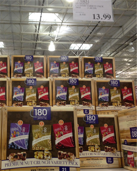 Tower Of 180 Snacks At Costco