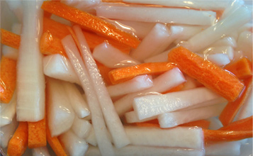 Pickling Daikon And Carrot