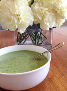 Summer Zucchini And Watercress Soup